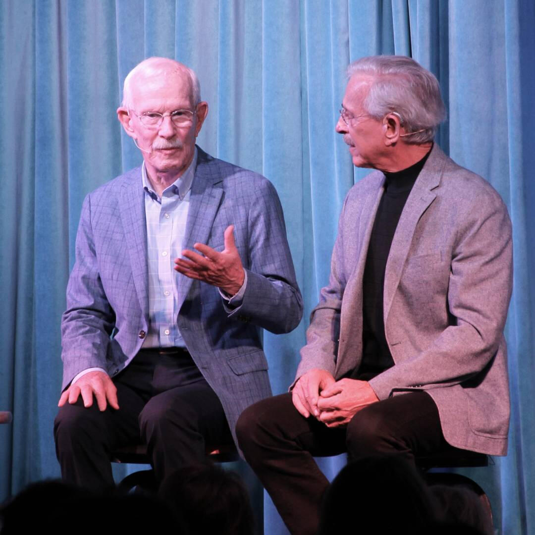 Tom and Dick Smothers - The Smothers Brothers - give a performance at McCurdy's Comedy Theater in Sarasota, FL